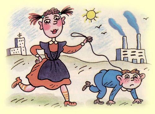 А потом выведет его на прогулку... А потом выведет его на прогулку...